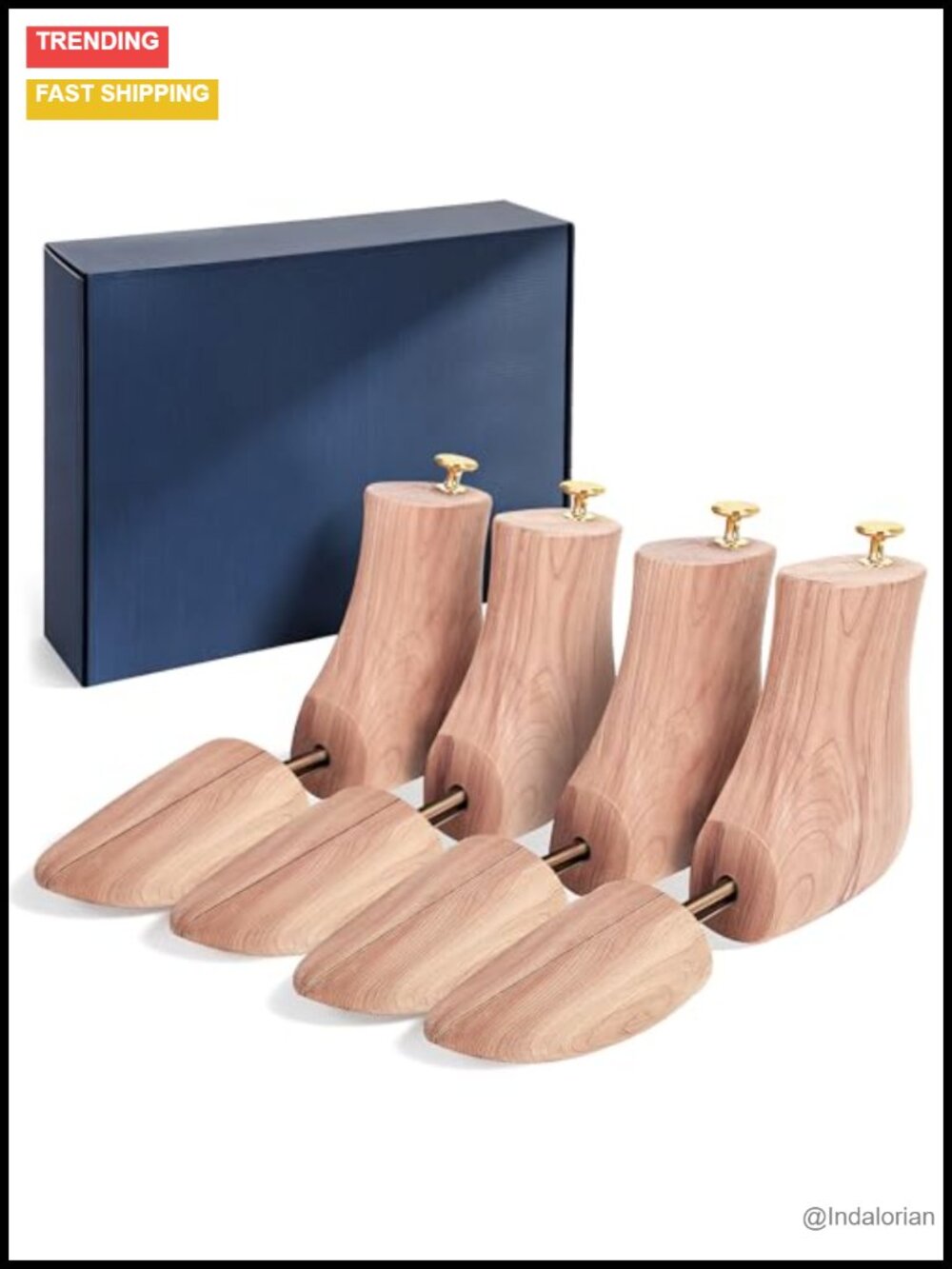 Cedar Boot Tree for Men Boot Stretcher Shaper with Storage Bags Crease